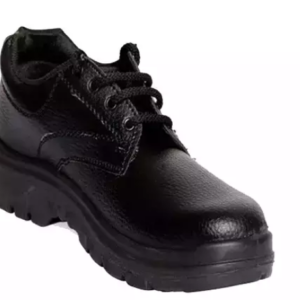 Safari Pro Power Steel Toe Derby Safety Shoes PVC Sole Low Ankle Black