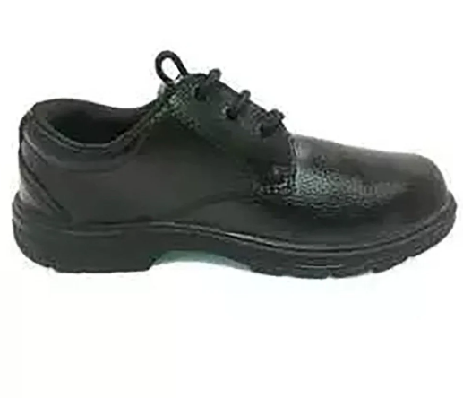 Lancer 102LA Low Ankle Safety Shoes, Black, Size 7