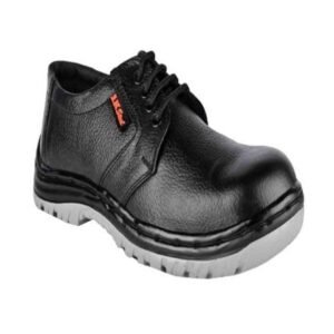 JK Steel JKPSF135BLK Leather Steel Toe Black Safety Shoe