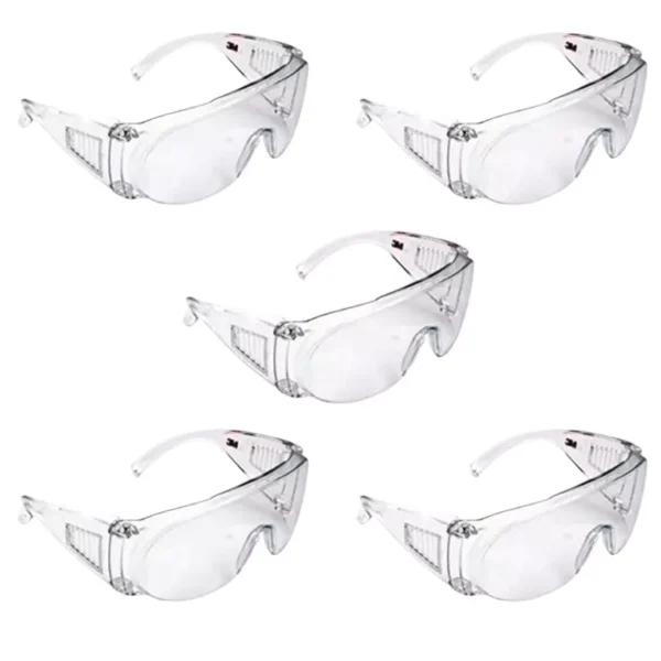 3M 1611 Clear Anti-Scratch Visitor Spectacles - Pack of 5