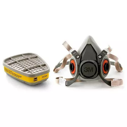 3M 6200 Half-Mask Respirator with 6003 Cartridge Combo
