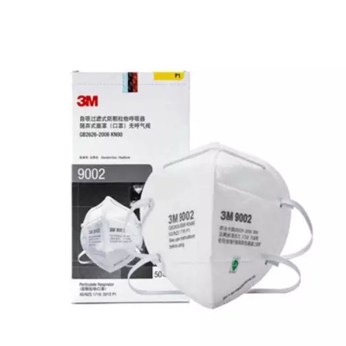 3M P1 9002 White Neoprene Dust Respirator - Pack of 5
