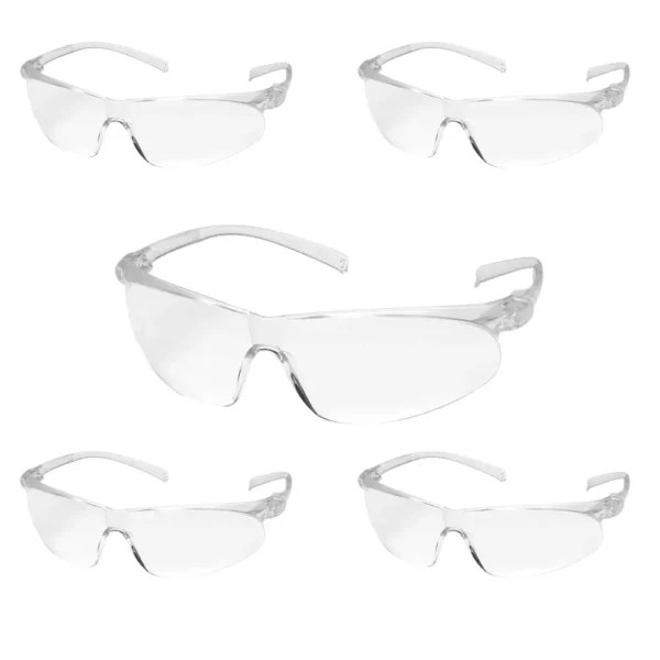 3M Virtua Sport 11384 Clear Anti-Fog Safety Goggles - Pack of 5