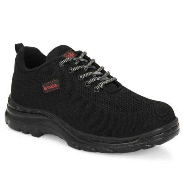 Kavacha S229 Knitted Fabric Black Steel Toe Safety Shoe