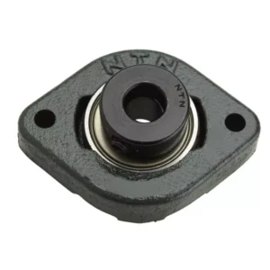NTN 2-Bolt Rhombus Flange Bearing Unit, Inner Dia 30 mm, Outer Dia 113 mm, Width 84 mm, AELFD206W3