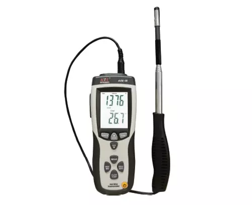 HTC AVM-08 (Range - 0.10 - 25.0 m/s) Hot Wire Anemometer