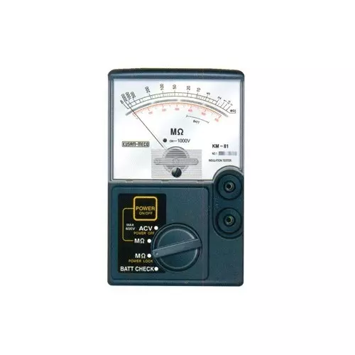Kusam-Meco KM 01 Analog Insulation Tester Range 0 to 50MΩ – Professional Electrical Testing Instrument