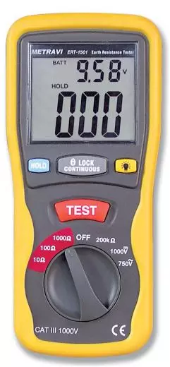 Metravi Digital Earth Resistance Tester ERT Series