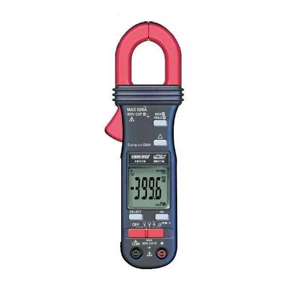 Kusam-Meco 3-3/4 Digits True RMS Digital Clampmeter 4000 counts 600 A AC, KM 112M – Professional Electrical Testing Instrument