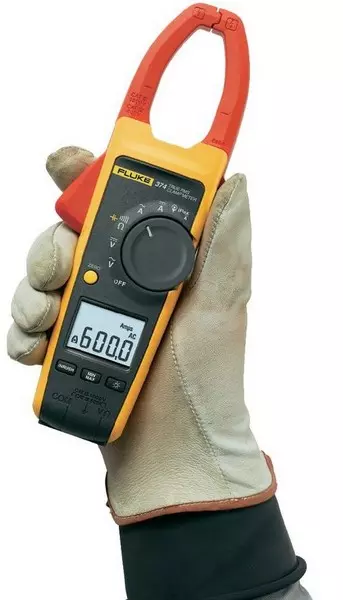 Fluke 374 Digital AC/DC Clamp Meter 0-600 A – Professional Electrical Testing Instrument