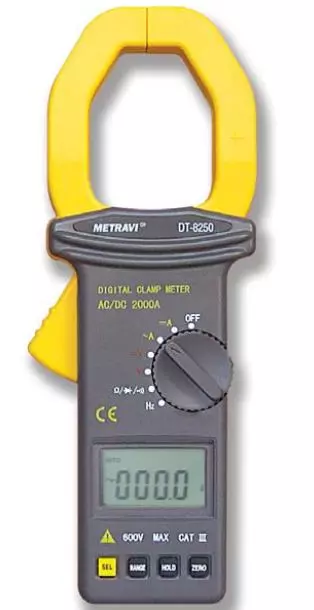 Metravi Professional DT-8250 Digital AC/DC Clamp Meter 2000 A 750 V