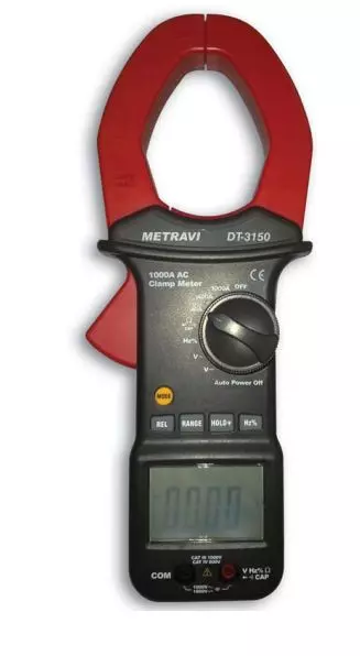 Metravi Professional DT-3150 Digital AC Clamp Meter 1000 A 1000 V