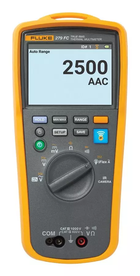 Fluke 279FC/iFLEX Digital TRMS Thermal Multimeter 600 mV to 1000 V – Professional Electrical Testing Instrument