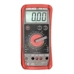 Kusam-Meco 3-1/2 Digit Large Display Digital Multimeter With Terminal Locking System KM 6030 – Professional Electrical Testing Instrument