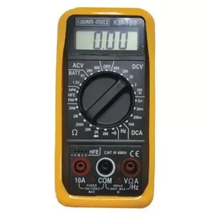 Kusam-Meco 3-1/2 Digit 1999 Counts Digital Multimeter 108 – Professional Electrical Testing Instrument