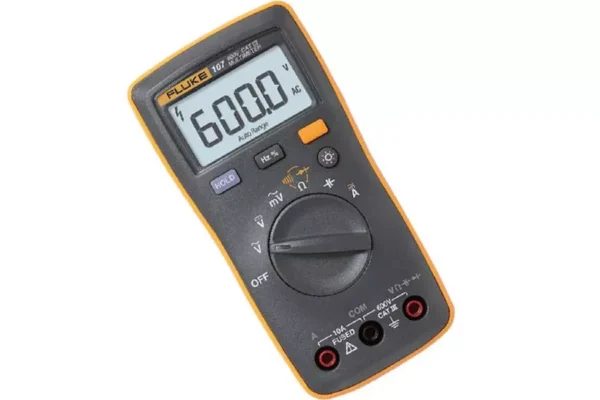 Fluke 107 Palm-sized Digital Multimeter 600mV to 600 V – Professional Electrical Testing Instrument
