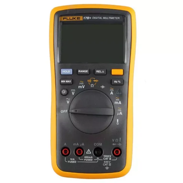 Fluke 17B+ Digital Multimeter 400mV to 1000V – Professional Electrical Testing Instrument