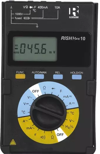 Rishabh RISH Max 10 3999-Count 3¾-Digit Digital Multimeter