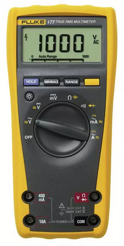 Fluke 177 Digital Multimeter 1V to 1000 V – Professional Electrical Testing Instrument