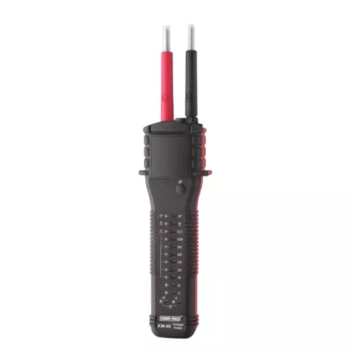 Kusam-Meco Voltage Detector with EF Detection 12V-1000V AC/DC LED Voltage Indication, KM 66 – Professional Electrical Testing Instrument