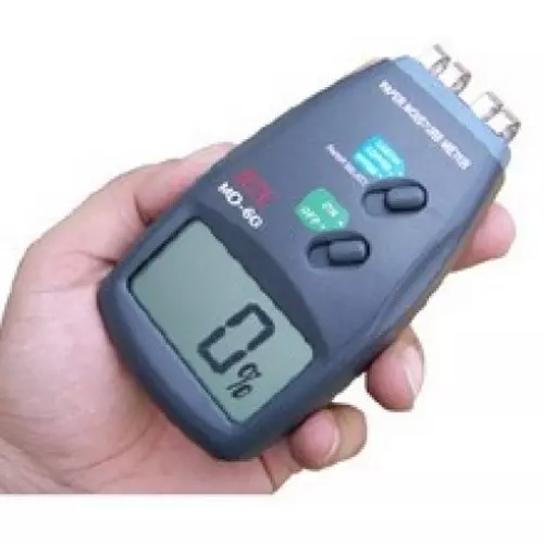 Precise Round Pins Paper Moisture Meter (Measuring Range 2 to 40%)