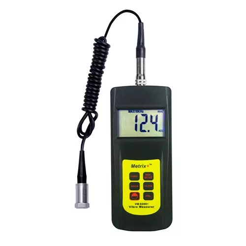 Metrix+ Vibration Meter 0.01 to 200.0 mm/s VM-8200+