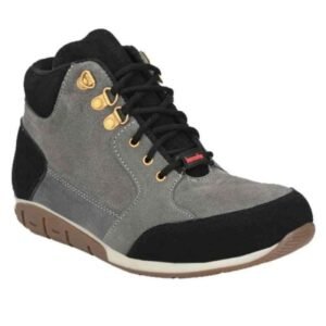 Kavacha S83 Leather Steel Toe Grey Work Safety Shoes