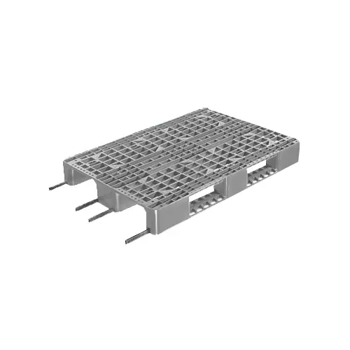 SUPREME 1200x800x145 mm SIM 1280145 PDSS SR Grey Plastic Pallet