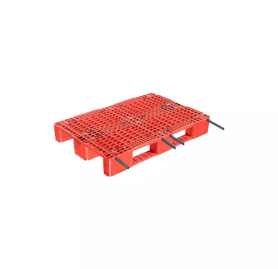 SUPREME 1200x800x165 mm SIM 1280165 PDSS SR 3S Red Plastic Pallet