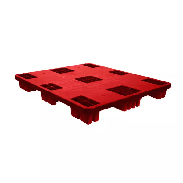 SUPREME 1200x1000x135 mm SIM 1210135 PPDN 9L Red Plastic Pallet