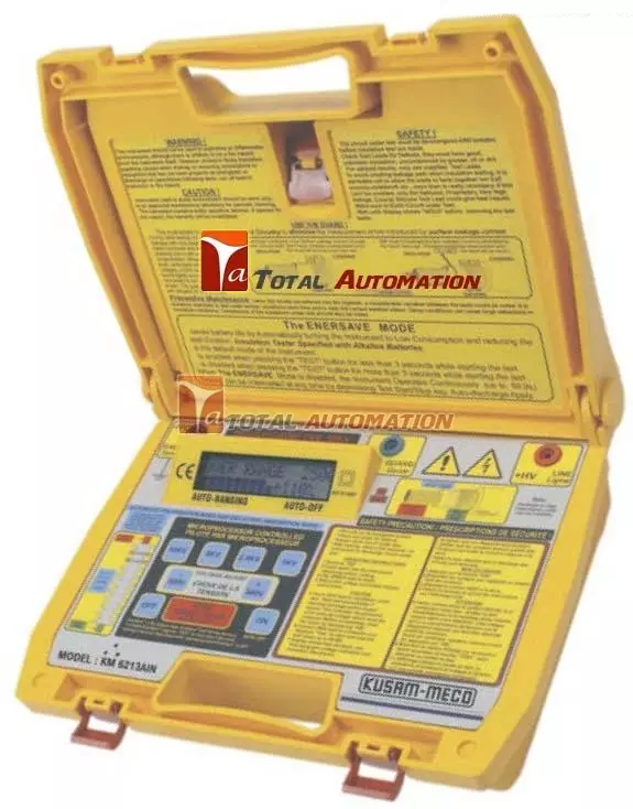 Kusam-Meco 10 KV Digital Insulation Resistance Tester Range: upto 600GΩ, KM-6213AIN