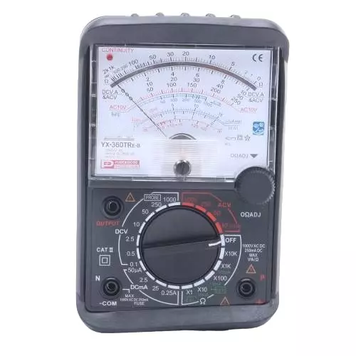 Waco Analogue Multimeter 50 mA to 10 A, YX-360 TREB – Electrical Testing Instrument