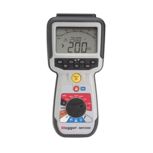 Megger MIT2500  Insulation Tester-300 5-Seconds Test Battery Life – Electrical Testing Instrument