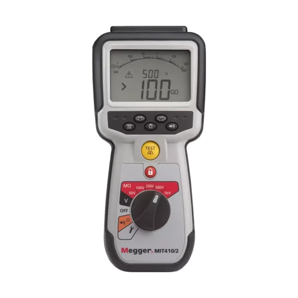 Megger MIT410 Analogue, Dual Digital Insulation Tester – Electrical Testing Instrument