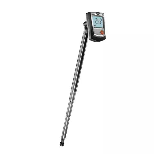 Testo Pocket Sized Thermal Anemometer 0 to 99990 m³/h Range, Testo 405-3