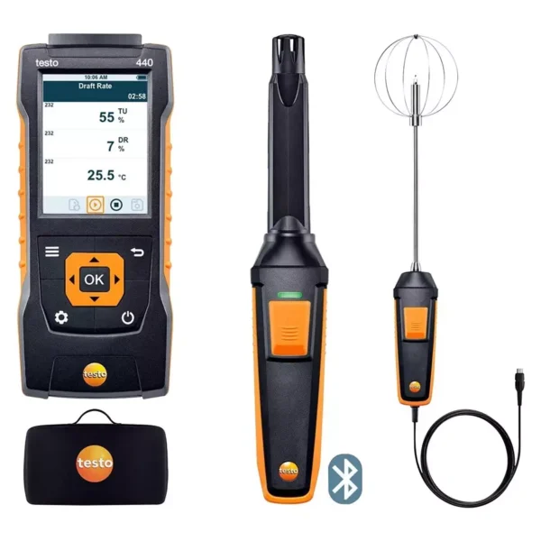 TESTO INDOOR COMFORT COMBO KIT WITH BT, 0563 4408