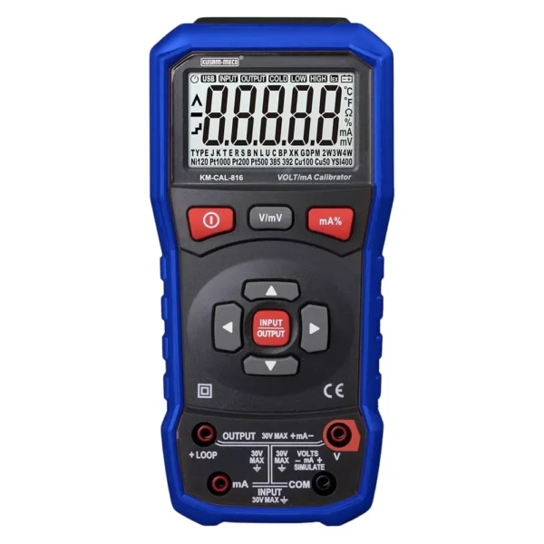 Kusam-Meco Process Calibrator Voltage Measurement 250 mA, 250 V Fast-Acting Fuse, KM-CAL-816 – Professional Electrical Testing Instrument