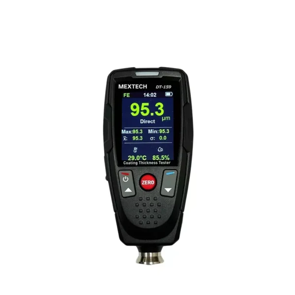 MEXTECH Coating Thickness Tester 2.4 Inch TFT Color LCD 0 to 2000 µm Measuring Range, DT159
