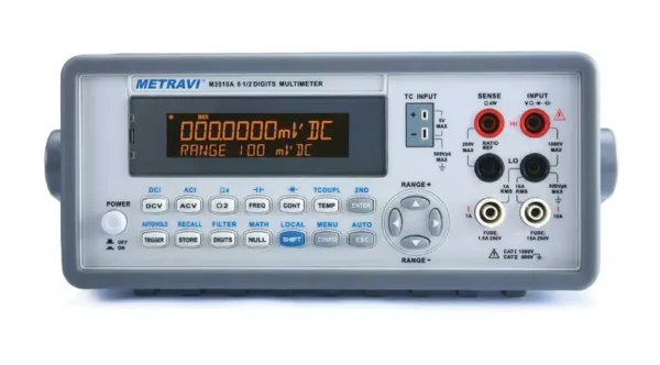 Metravi Professional M-3510A Bench Type Digital Multimeter 0 to 20A