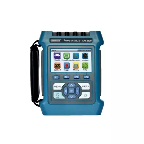 Kusam-Meco Three Phase Power Quality Analyzer with 4.3 inch Color Touch Display 50/60 Hz, KM 2400
