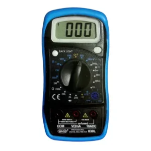 Waco Digital Multimeter 200 mV to 600 V DC 200 uA-10 Amp DC, 830L – Electrical Testing Instrument