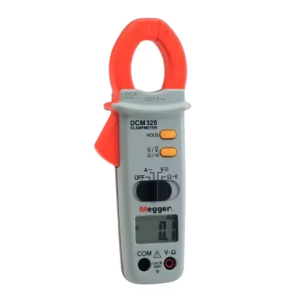 Megger DCM320 Clamp Meter, Max Current 400A ac CAT III 600V, 1000-304 – Electrical Testing Instrument