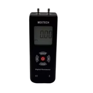 MEXTECH Digital Manometer LCD Display with Backlight 36 × 40 mm 5 PSI Pressure Range, MM45B
