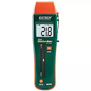 EXTECH Pin/Pinless Moisture Meter LCD and Tri-color LED Bargraph Piece