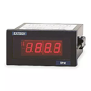 EXTECH Panel Tachometer 115/230 VAC 4 Digit LED Piece 0.1 RPM +/-0.05%