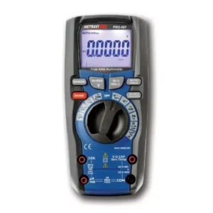 Metravi True-RMS Digital Multimeter Backlit LCD Display Blue & Grey, PRO-587
