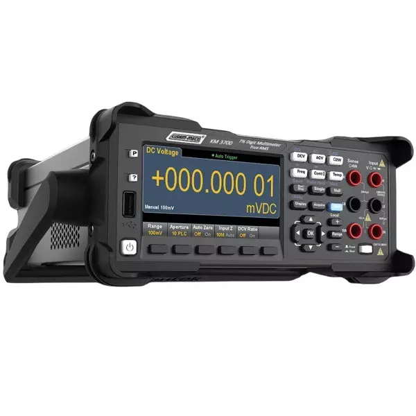 Kusam-Meco Digit TRMS Bench Multimeter 7.5 Digit (24,000,000 Counts) 10 A Current Range 109 mm (4.3 inch) Screen 1000 V, KM-3700 – Professional Electrical Testing Instrument