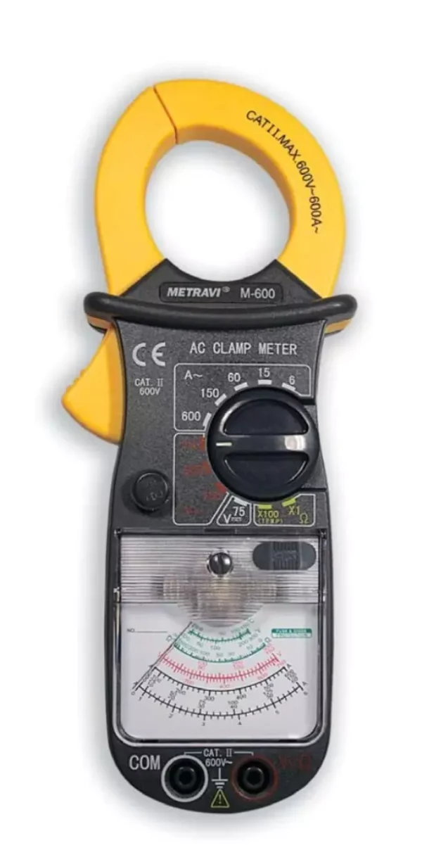 Metravi Professional M-600 Analogue Clamp Meter 0 - 600A