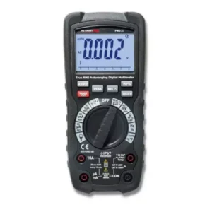 Metravi True-RMS Digital Multimeter Backlit LCD Display Black, PRO-27
