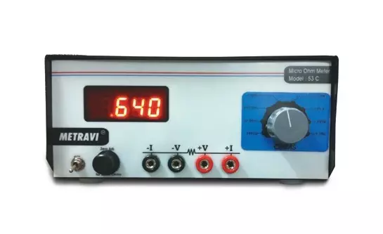 Metravi Professional 53C Digital Micro Ohm Meter 0 to 19.99 KΩ
